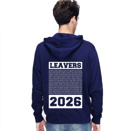 2026 New Leavers Hoodie style in Retro Square design